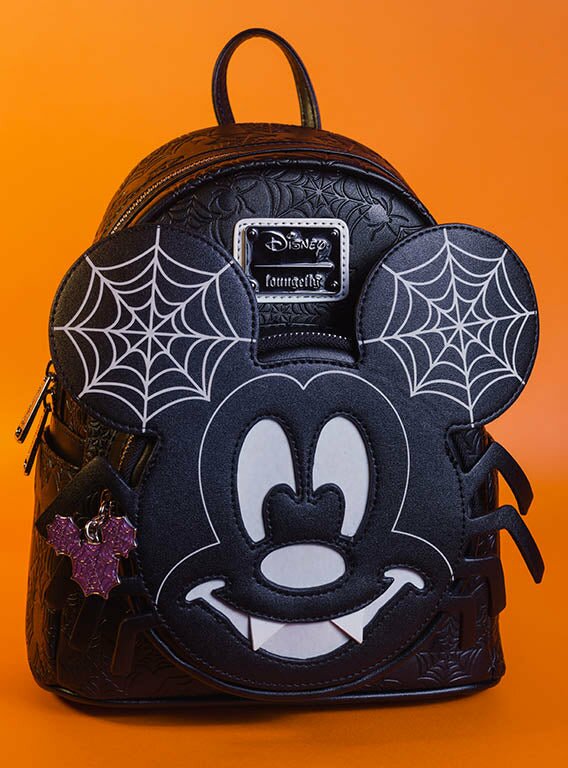Loungefly X Merch Ventures Exclusive Disney Spider Mickey Glow-In-The-Dark Mini Backpack
